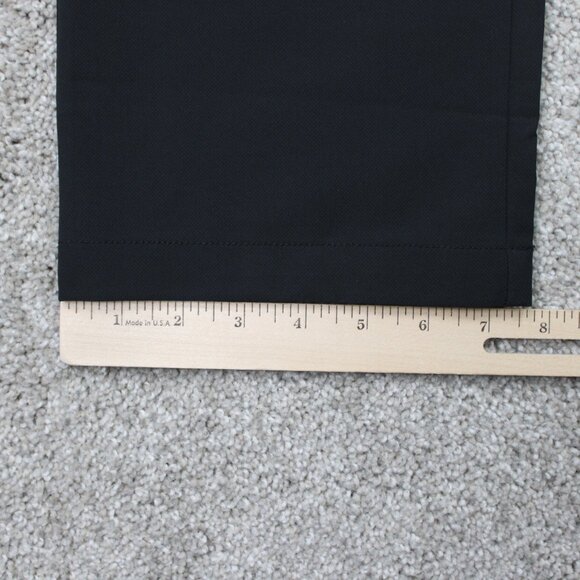 Banana Republic Pants NWT Mens 40x34 Black Flat Front Straight Leg Polyester - Picture 5 of 15